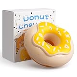 BluBrk Dog Chew Toys for Aggressive Chewers - Squeaky Donut Toy for Large Dogs Interactive Indoor & Outdoor Play