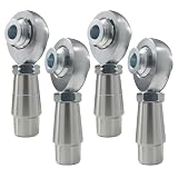 Beigaoxu 1/2' Heim Joint Rod End Kit, Chromoly with Spacers, 2 Pair
