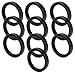 NBR Skeleton Oil Seal Kit 10Pcs High Temperature Anti Leakage Rotary Shaft Sealing Ring for Automotive Industrial Machinery 55mm Inner Diameter