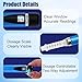 Personal Reusable Pen Injector - 60 Unit Metal Pen, Metal Case and 2Pcs 3ml Cartridges (Blue)