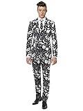 SUITMEISTER Black Icons Halloween Suit | Mens Slim Fit M | Includes Matching Blazer Jacket, Pants &...