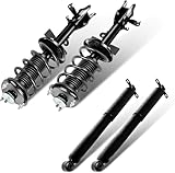SCITOO - 2Pcs Front Complete Struts Spring Assembly + 2Pcs Rear Shock Absorbers Fits 2011-2015 for Honda Odyssey Full Set Front Rear Complete Struts with 11907 349105 - Set of 4