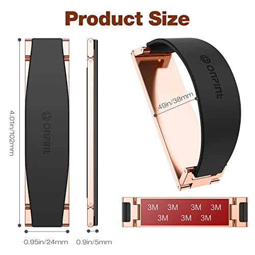 Onpint Phone Grip Finger Strap Holder 4 Inches, 2-In-1 Cell Phone Slim Finger Loop Holder Kickstand Compatible With Iphone Samsung And Most Smartphones - Black #TOP4