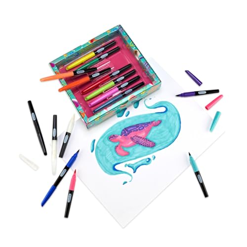Crayola Blending Marker Set, 16 Count Markers, 2 Colorless Blenders, Adult Coloring Markers, Gifts for Teens & Adults by Crayola - Image 3
