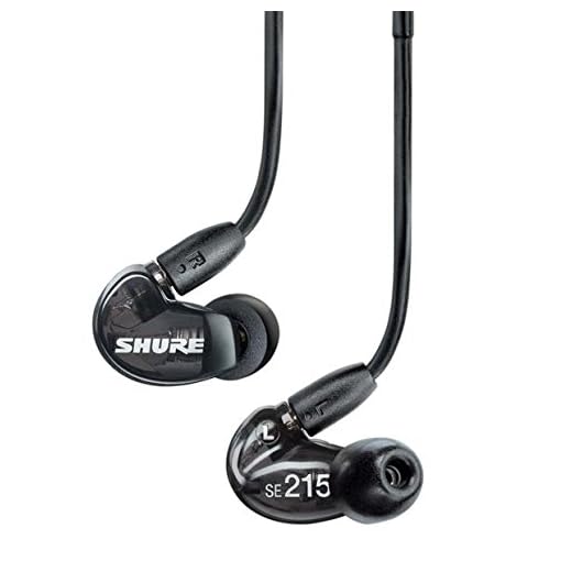 Shure SE215-K Sound Isolating Earphones with Single Dynamic MicroDriver