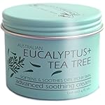 BALM OF GILEAD Foot Cream with Tea Tree and Eucalyptus – Intensive Moisturizing Cream for Dry, Cracked Heels and Feet – Refreshing Body and Skin Care Balm