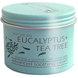 BALM OF GILEAD Foot Cream with Tea Tree and Eucalyptus – Intensive Moisturizing Cream for Dry, Cracked Heels and Feet – Refreshing Body and Skin Care Balm