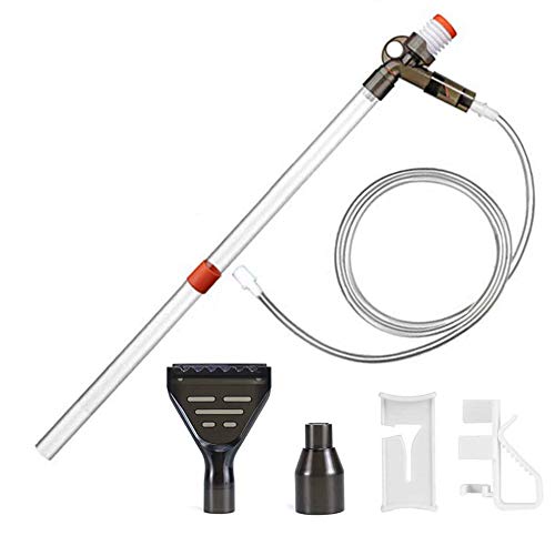 5 in1 Aquarium Gravel Cleaner Water Change Algae Scraper Fish Tank Sand Wash