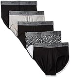 Hanes Ultimate Men's 5-Pack FreshIQ Brief with ComfortFlex Waistband, Assorted, Large