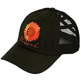 C.C Ponytail Criss Cross Messy Buns Ponycaps Baseball Cap Dad Trucker Mesh Hat (Embroidered Blessed