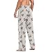 Ollabaky Christmas Cute Raccoon Pajama Pants for Men Pajama Bottoms Mens Pjs Sleep Lounge Pants with Pockets, XL