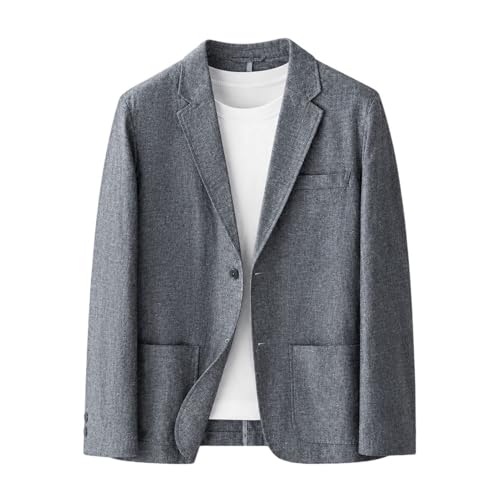 Veste en lin décontractée pour le travail et le quotidien chic masculin