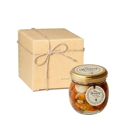 【箱入り】生はちみつ専門店 MY HONEY マイハニー ナッツの蜂蜜漬け M 80g ナチュラルクラフトボックス 659円（612円）！プライム会員は送料無料！
