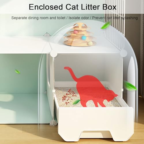 Maison pour chat amovible pour sécuriser vos animaux pendant vos absences