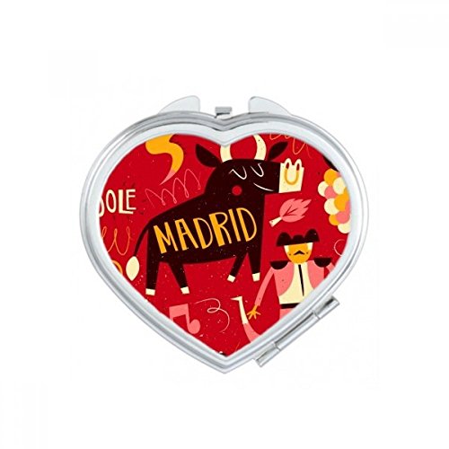 Miroir Compact Mignon Cadeau Idéal Thème Madrid Fiesta - 2