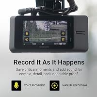THINKWARE ARC Dashcam Autokamera, 3-facher Energiesparmodus, 1440P+1440P vorne und hinten, Wi-Fi, Super-Nachtsicht, 24/7-Parkmodus (kostenlose 32-GB-Karte, Festverkabelung, 12V-Kabel, GPS) – Ansicht 5