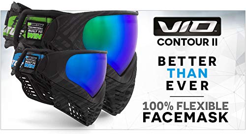 Virtue Vio Contour Ii Thermal Paintball Goggles/Masks - Graphic Black Emerald #TOP3