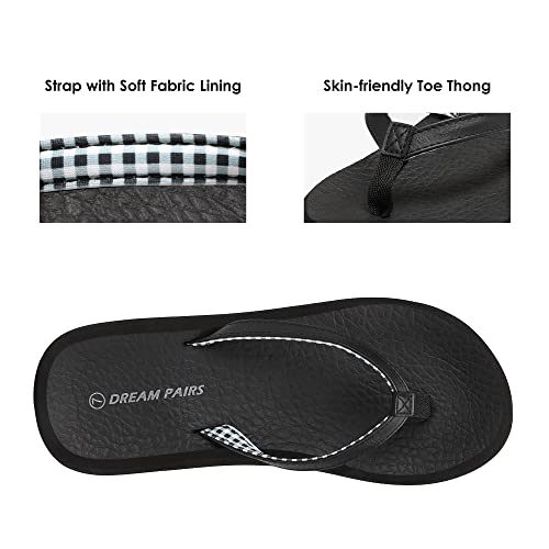 DREAM PAIRS Women's Arch Support Flip Flops, Comfortable Soft Cushion Thong Sandals for Summer Beach Daily Casual Wear3