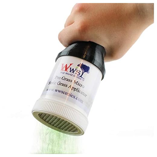 War World Scenics - Aplicador de Flock Pro Grass Micro - Salpicadero Personalizado, Flocado, Coches, Electrostático, Terciopelo, Flocar, Bricolaje, Hobby, DIY