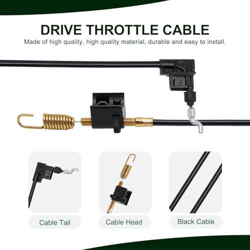 Brlyeeanze GX23863 Drive Throttle Cable for John Deere JS26 JS28 JM26 Walk Behind Mower by Brlyeeanze - Image 5