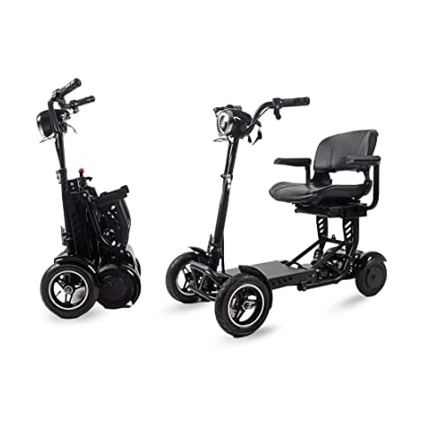All Terrain 4 Wheel Foldable Mobility Scooter for Seniors. 25 Mile Long Range - 300lbs Capacity with Extended Battery 15.6AH-25 Miles Long Range Adults Mobility Scooters (Model2) Cover