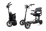 Foldable 4 Wheel Mobility Scooter for Seniors. Battery Powered with Extended Battery 15.6AH-25 Mile
