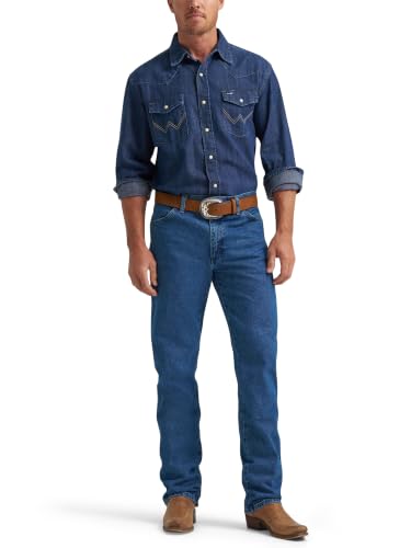 Image of Wrangler Men's Retro Slim Fit Straight Leg Jean