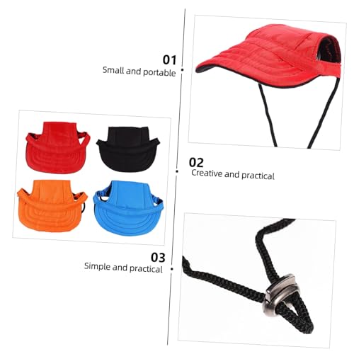 Chapeau de baseball respirant pour chiots avec lanière ajustable - 6