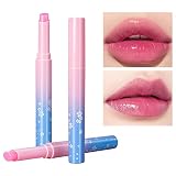 BINGBRUSH 2Pcs Color Changing Lipstick, Pink PH Mood Long Lasting Labiales Lip Care Moisturizer Lip