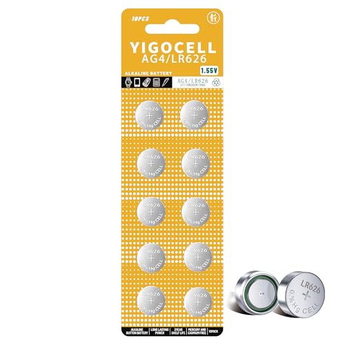 Pilas LR626 AG4 para relojes 1.5v alcalinas, pack 10