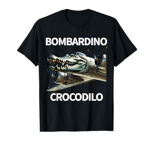 Italiana Brainrot Bombardino Crocodilo Camiseta