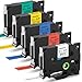 Produktbild 5x MarkField kompatible Schriftband als Ersatz für Brother P-touch TZe TZ 12mm 0,47 Etikettenband für ptouch PT-1000 PT-D400 PT-H110LB PT-H105 PT-E100 PT-D200 PT-D210, TZe-231 431 531 631 731