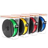 Filament Storage Box 4 Pack 4L Airtight Dry Case with Desicc...
