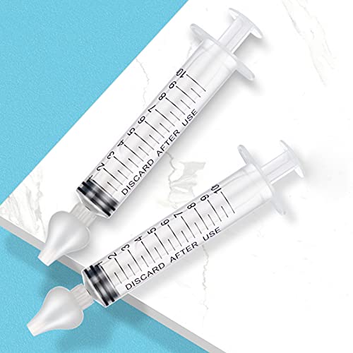 Nose Irrigator, 4 Box Syringe Nasal Cleaner Infant Irrigator Nose Rinsing Device For Child's Sinus Nasal Cavity Nursing And Washing (Pack Of 8) #TOP3