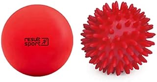 ResultSport Lacrosse & Spike Massage Ball Set, Plantar Fasciitis Recovery, Trigger Point Massage, Deep Tissue Myofasical Relief