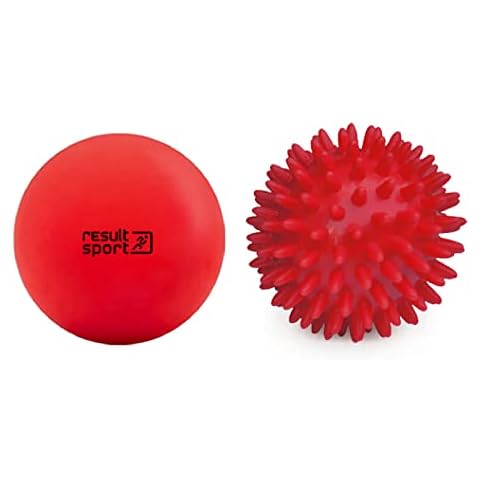 ResultSport Lacrosse & Spike Massage Ball Set, Plantar Fasciitis Recovery, Trigger Point Massage, Deep Tissue Myofasical Relief Cover