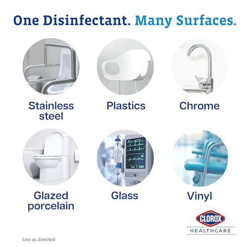 Clorox Healthcare Bleach Germicidal Cleaner Spray, 32 Fluid Ounces (Package May Vary)