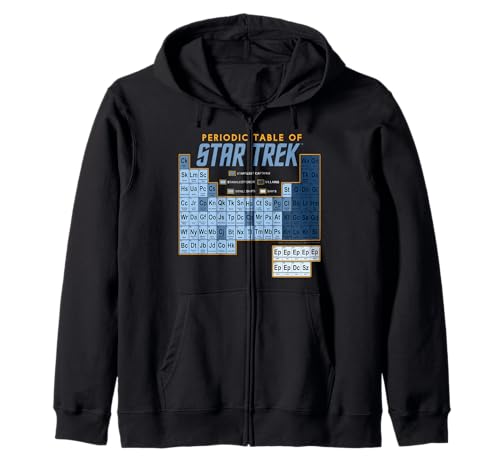 Star Trek The Original Series Periodic Table Zip Hoodie