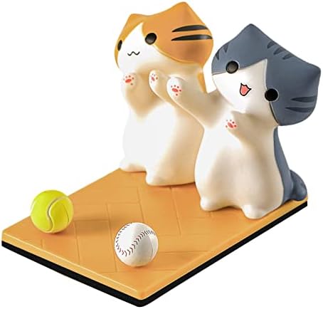 Auhafaly Cute Cat Smartphone Stand Phone Holder Cartoon Animal Japanese Anime (Pumpkin and Gabriel)
