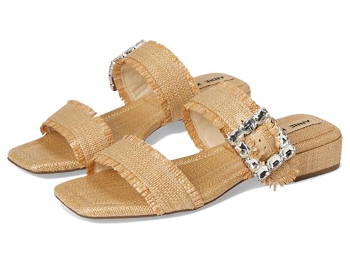 Anne Klein sandale femme Lillie nu-pieds réglable été noir