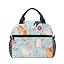 Cat Cute Kitten Butterfly Flower Plants Light Blue