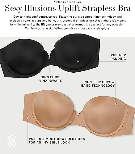 Amazon | Victoria's Secret レディース ベアプッシュアップストラップ
