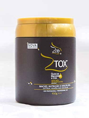 Alisado Brasileño con Keratina ZAP ZTOX Mascarilla de Mantenimiento 950g