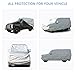 Car Cover Waterproof All Weather, Outdoor Car Covers for Automobiles,Hail UV Snow Wind Protection, for Land Rover Defender 110 2004-2022 (for Defender 110 2004-2018)