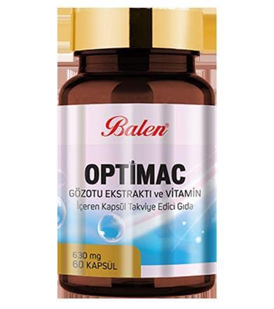 Diğer Balen Optimac Göz Otu Eks. ve Vitaminler İçeren Kapsülü 630 mg