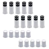 Augiimor 10Sets MC-33C Recessed Alarm Magnetic Reed Switch Door Window Security System NC Normally Open Door Sensor for Door and Window Sensor