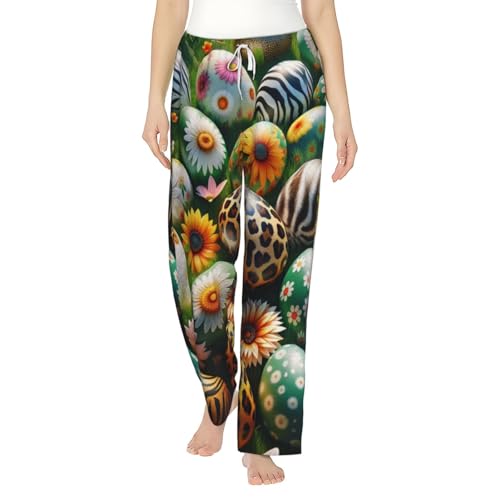 Pantalon de pyjama en polaire femme vêtement de nuit douillet en flanelle