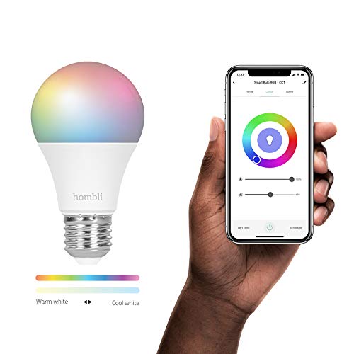 Hombli Smart Bulb (9W) RGB + CCT Promo Pack, Energy-Saving Multicolour LED Bulb (E27), Adjustable Brightness - Image 3