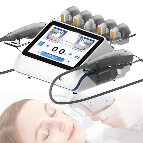 AityBuy Máquina Profesional 7d Hifu para El Cuidado De La Piel, Dispositivo Facial Y Corporal Multiusos para Lifting, Reafirmación, Eliminación De Arrugas Y Adelgazamiento