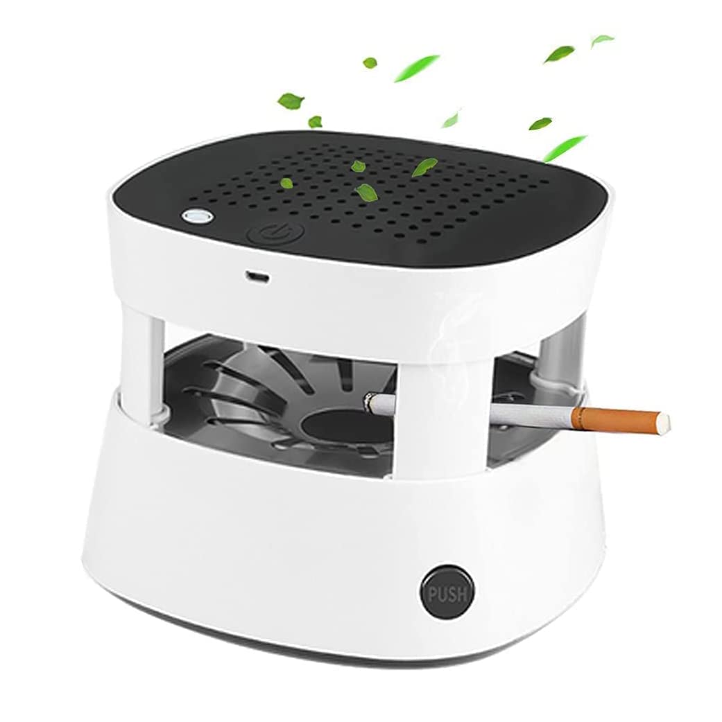 3 w 1 Oczyszczacz Powietrza Wielofunkcyjna Bezdymna Popielniczka, USB Akumulator Popielniczka Elektroniczna Popielniczka do palacza papierosów little surprise